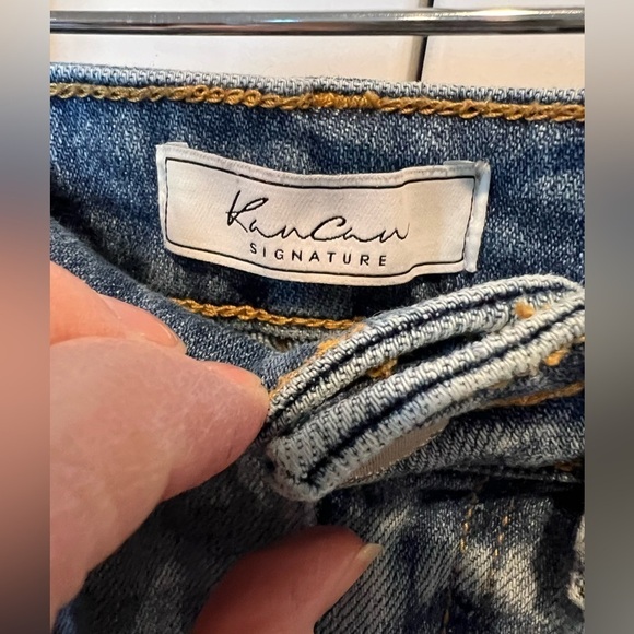 B8.12 KanCan High Rise Ankle Skinny Jeans Distress Size 25 ā¢Rise 10 ⢠Inseam23 - Picture 4 of 10